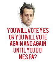 Nick Sarkozy making demands of Ireland